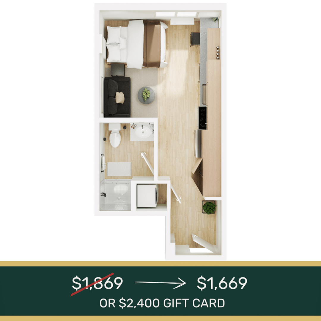 Studio – S1 floor plan