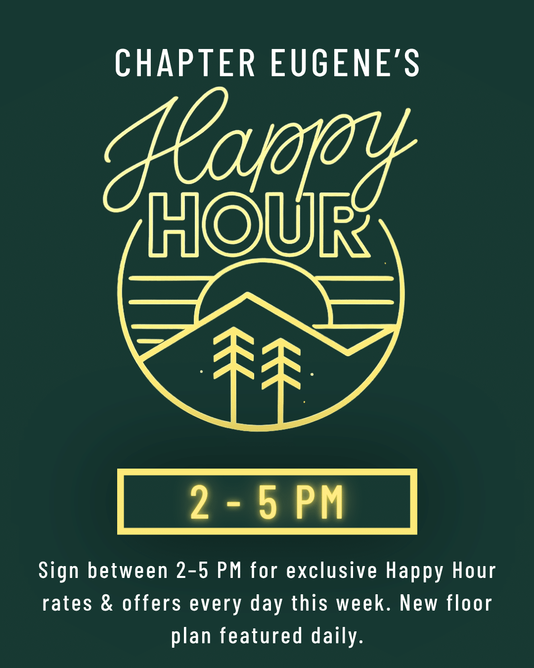 happy hour popup